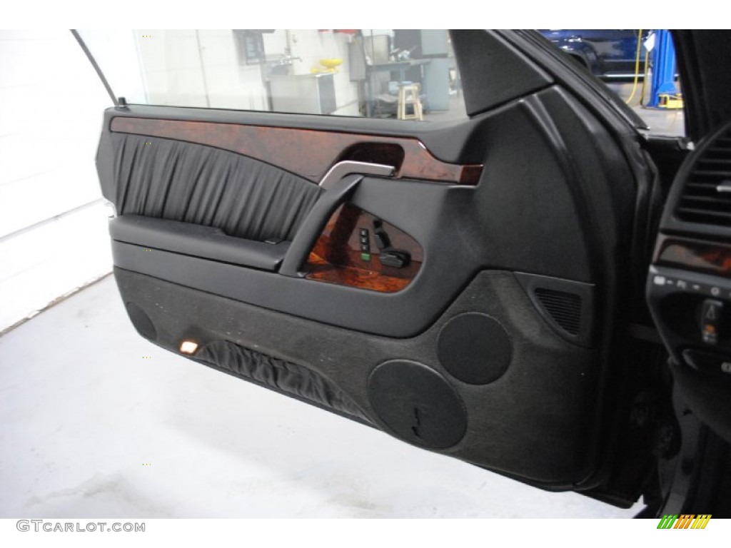 1993 Mercedes-Benz S Class 600 SEC Coupe Black Door Panel Photo #69286161