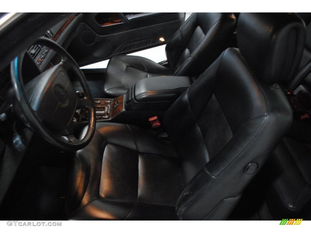 1993 S Class 600 SEC Coupe - Black / Black photo #15