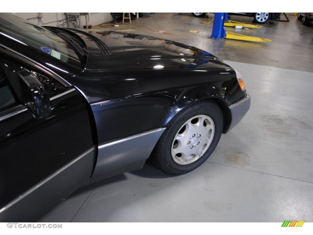 1993 S Class 600 SEC Coupe - Black / Black photo #23