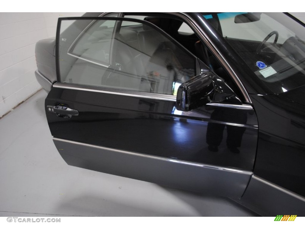 1993 S Class 600 SEC Coupe - Black / Black photo #24