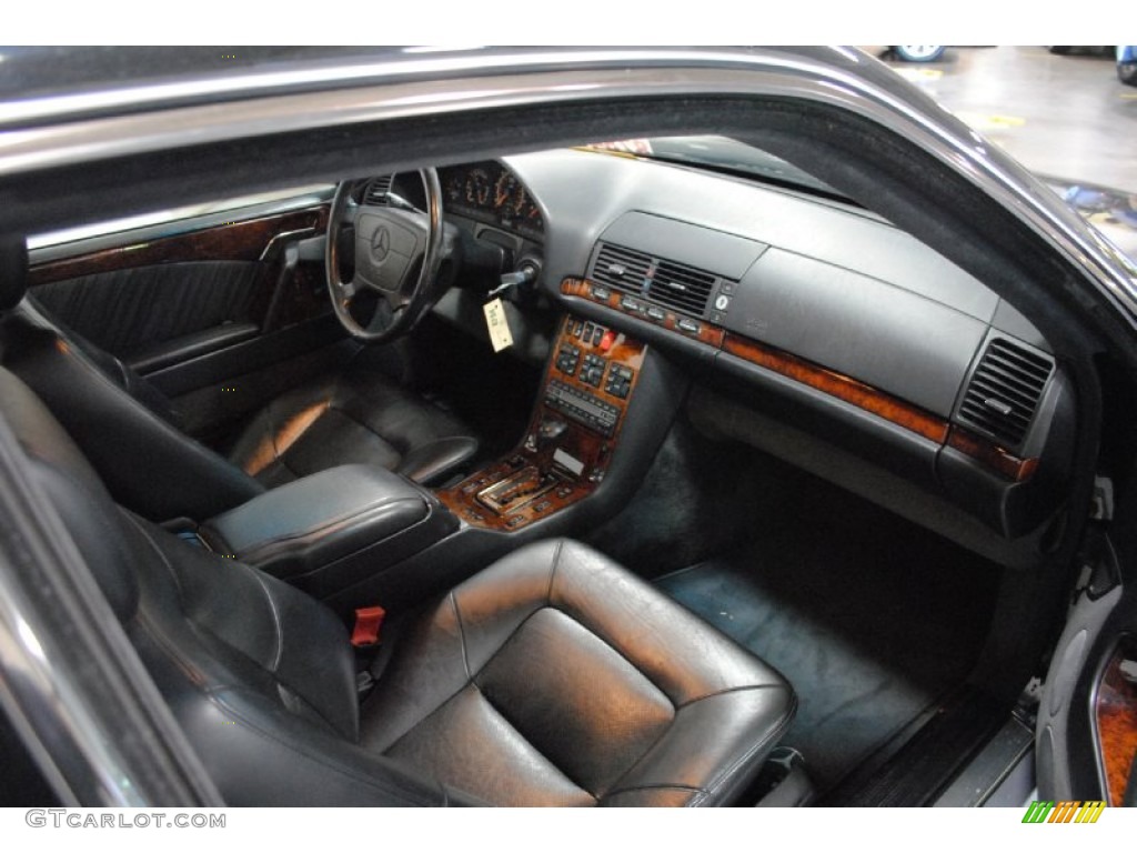 Black Interior 1993 Mercedes Benz S Class 600 Sec Coupe