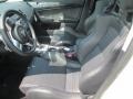  2012 Lancer Evolution MR Black Recaro Interior