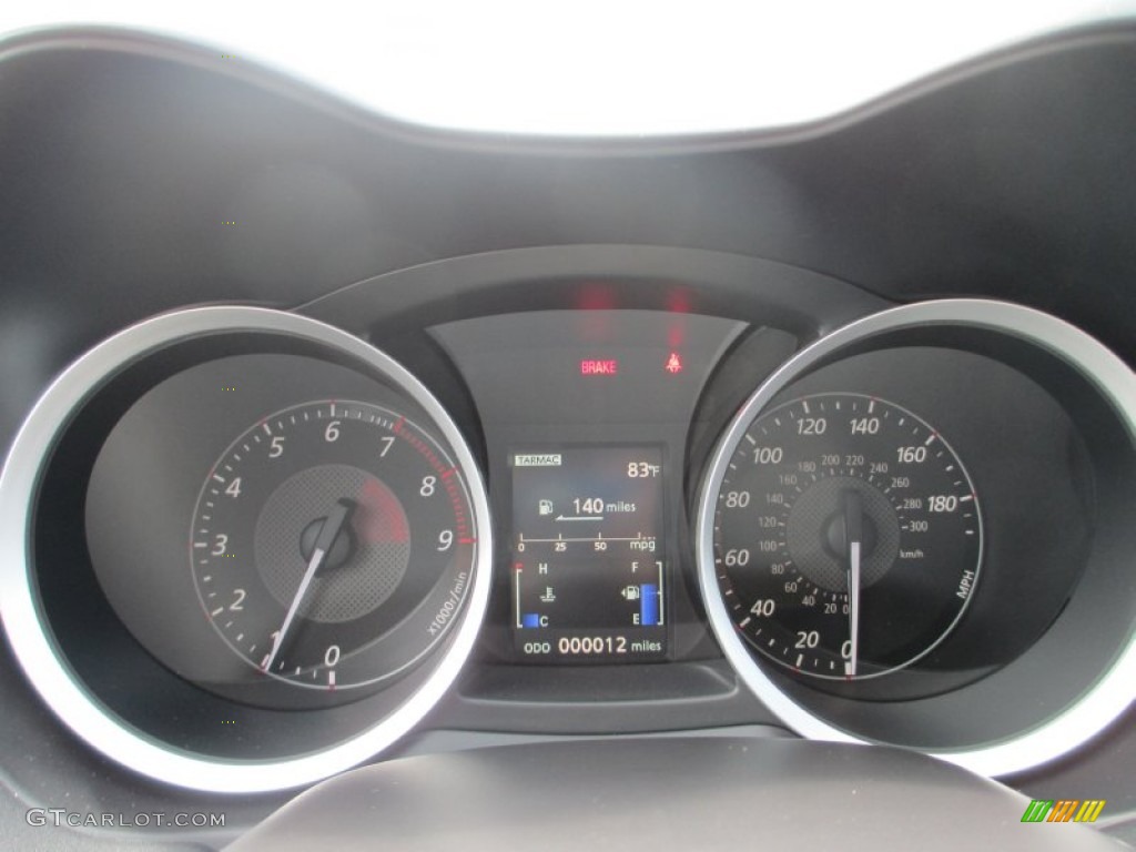 2012 Mitsubishi Lancer Evolution GSR Gauges Photo #69287325