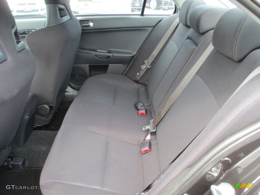 Black Recaro Interior 2012 Mitsubishi Lancer Evolution GSR Photo #69287415