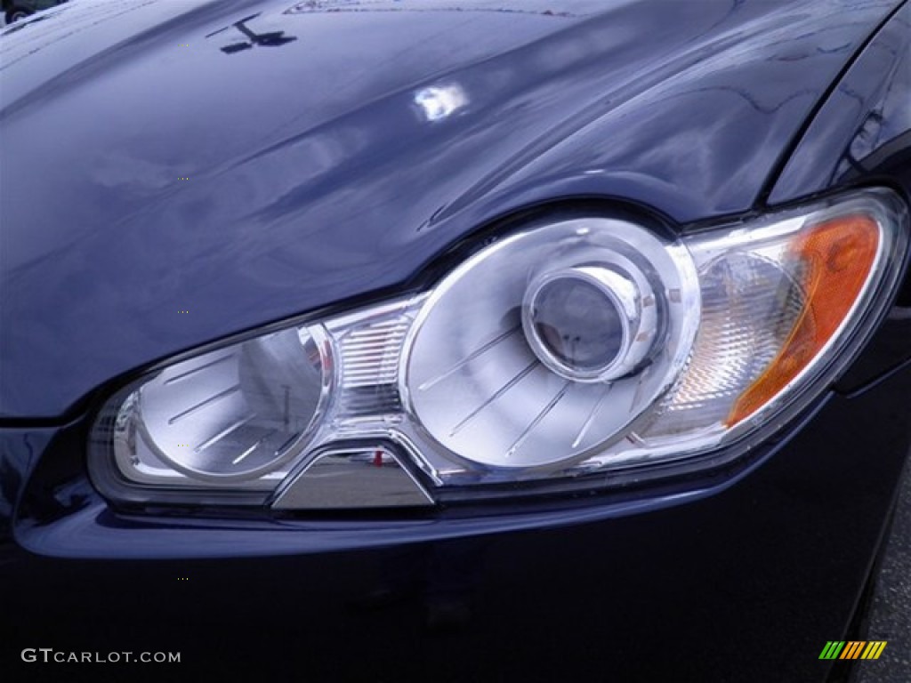 2009 XF Premium Luxury - Indigo Blue Metallic / Ivory/Oyster photo #7