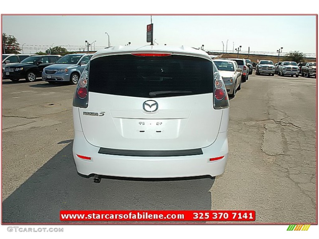 2006 MAZDA5 Sport - Whitewater Pearl / Black photo #5