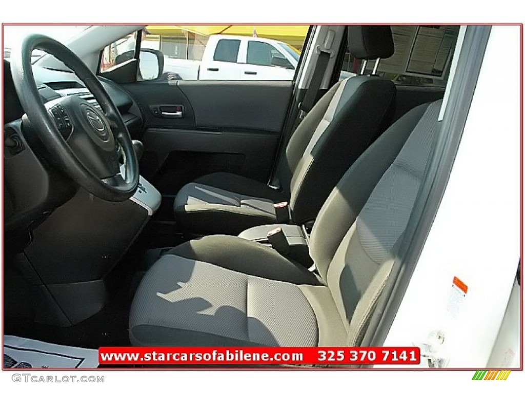 2006 MAZDA5 Sport - Whitewater Pearl / Black photo #13