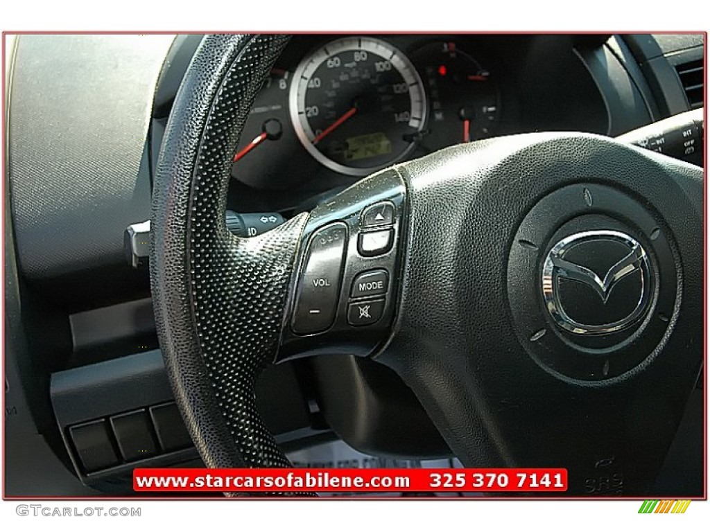 2006 MAZDA5 Sport - Whitewater Pearl / Black photo #17