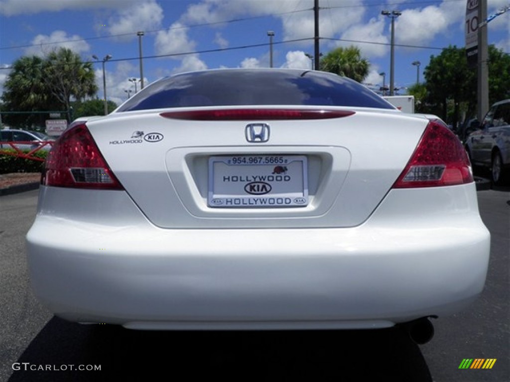 2007 Accord LX Coupe - Taffeta White / Ivory photo #14