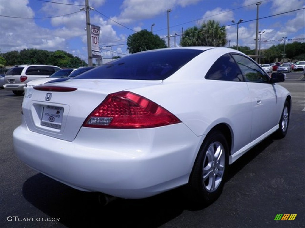 2007 Accord LX Coupe - Taffeta White / Ivory photo #19