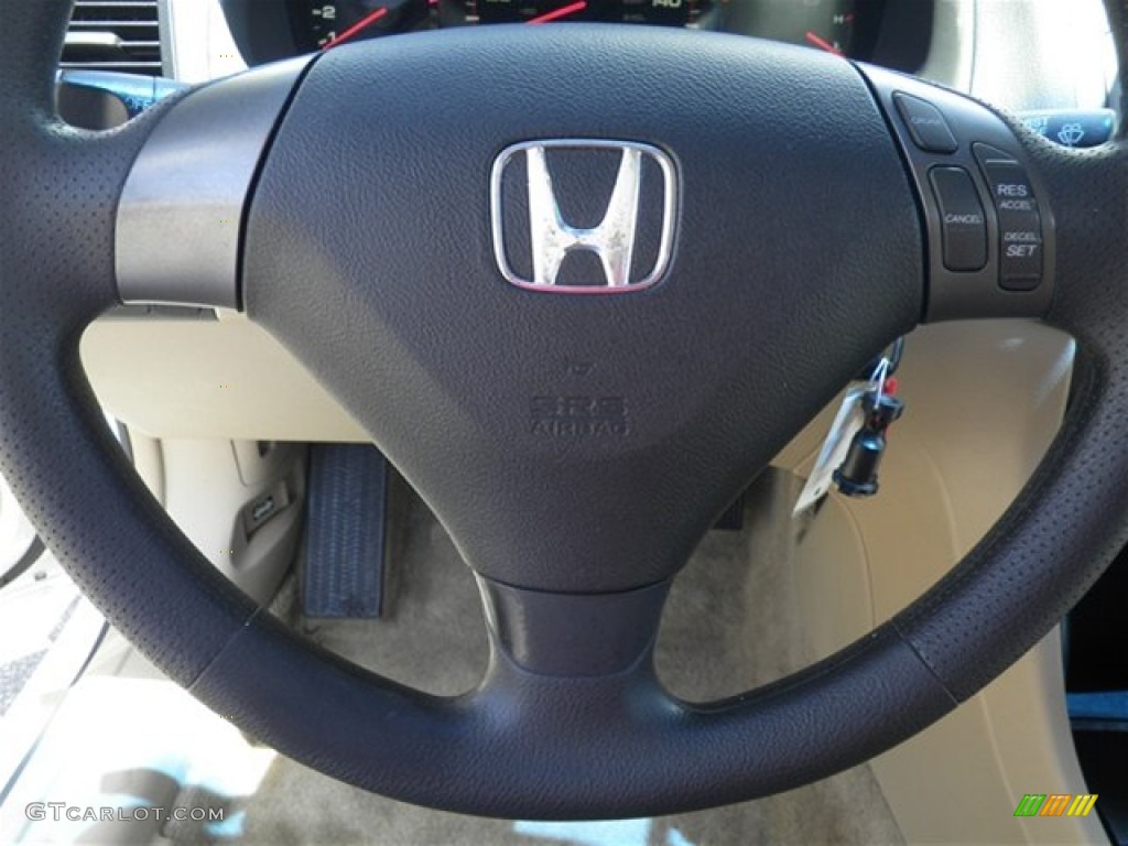 2007 Accord LX Coupe - Taffeta White / Ivory photo #32