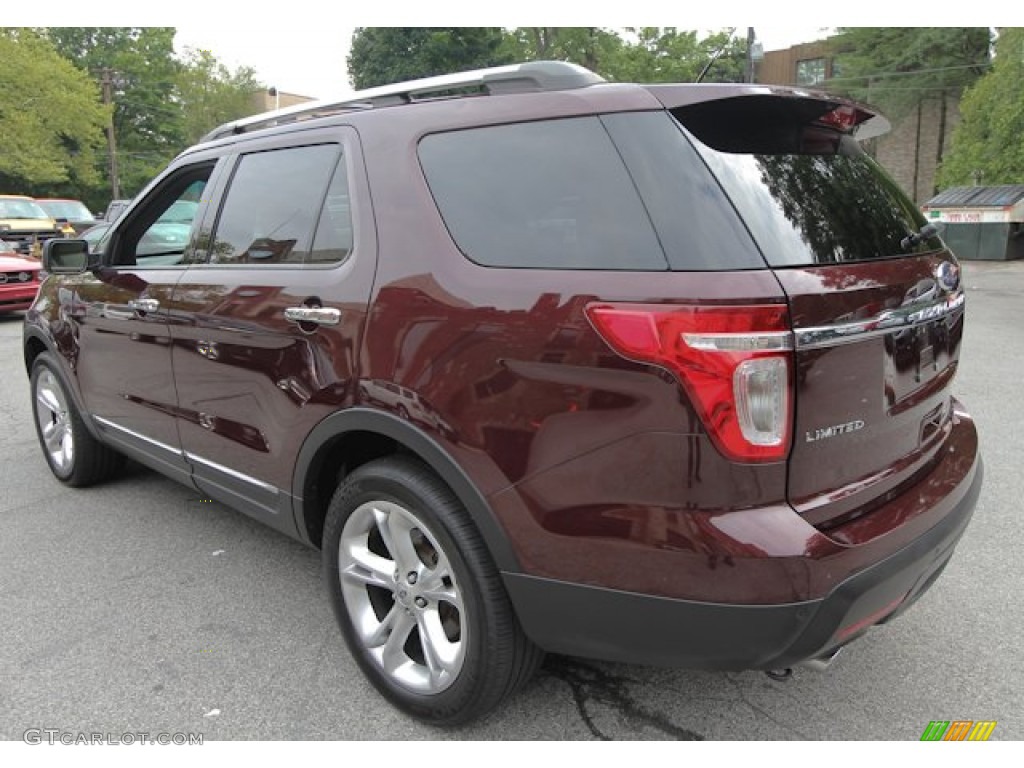 2011 Explorer Limited 4WD - Bordeaux Reserve Red Metallic / Medium Light Stone photo #4