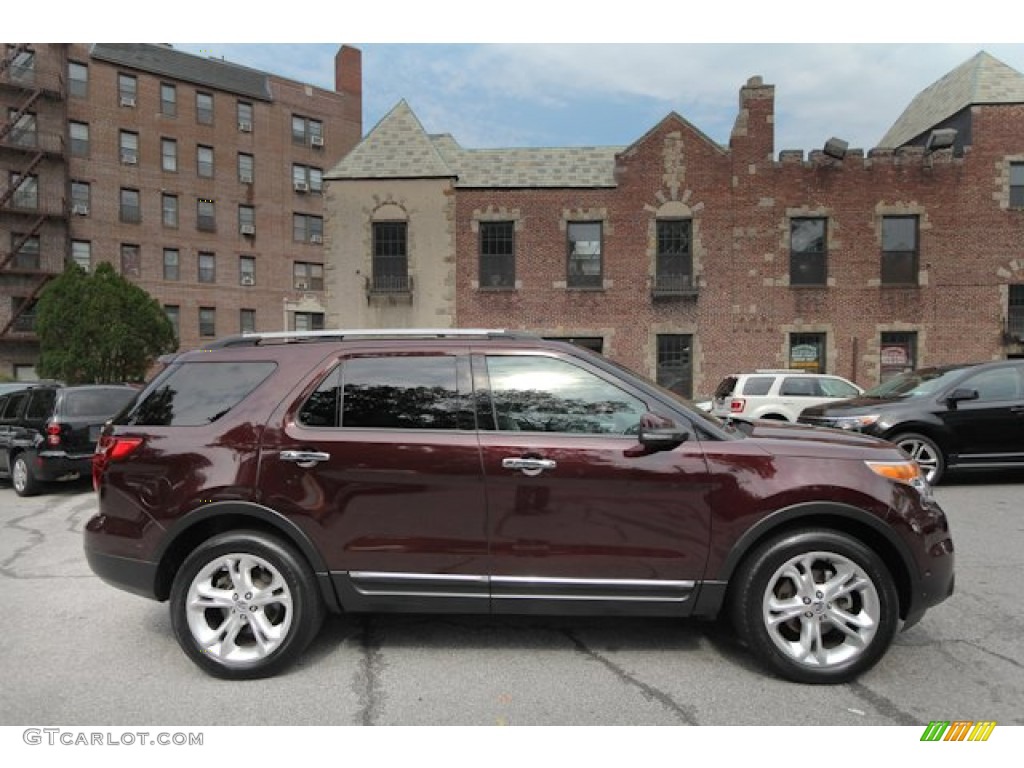 2011 Explorer Limited 4WD - Bordeaux Reserve Red Metallic / Medium Light Stone photo #10