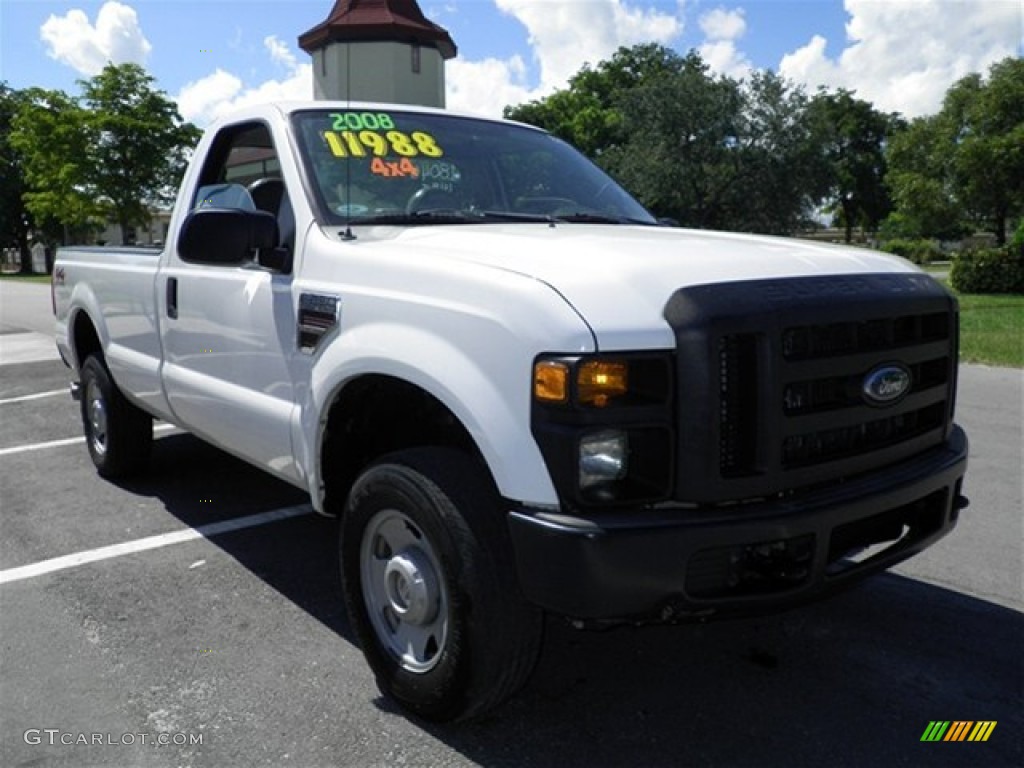 Oxford White Ford F250 Super Duty