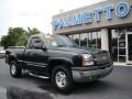 Dark Green Metallic - Silverado 1500 Z71 Regular Cab 4x4 Photo No. 2