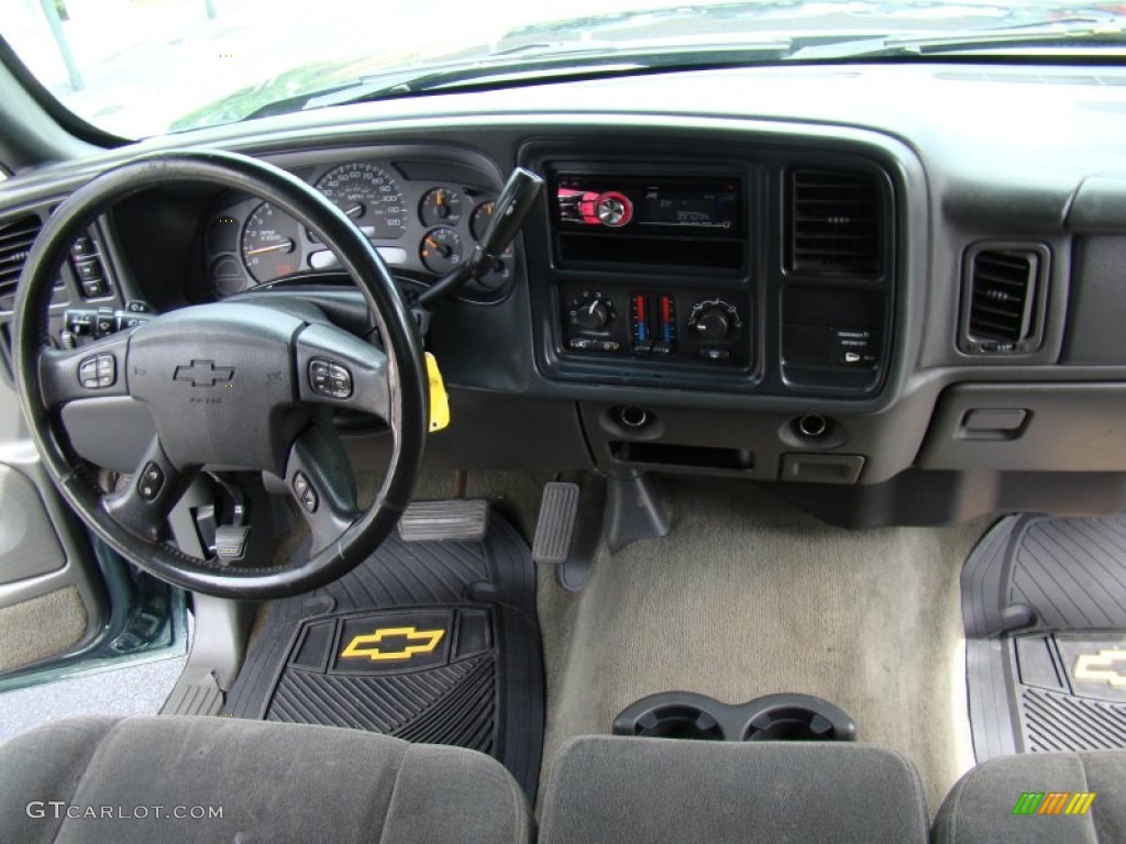 2004 Silverado 1500 Z71 Regular Cab 4x4 - Dark Green Metallic / Dark Charcoal photo #11