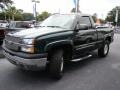 2004 Dark Green Metallic Chevrolet Silverado 1500 Z71 Regular Cab 4x4  photo #22