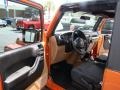 Black/Dark Saddle 2011 Jeep Wrangler Sahara 4x4 Interior Color