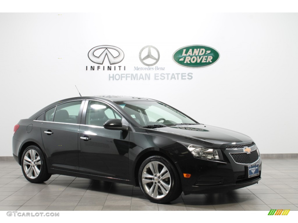 2011 Cruze LTZ - Black Granite Metallic / Jet Black Leather photo #1