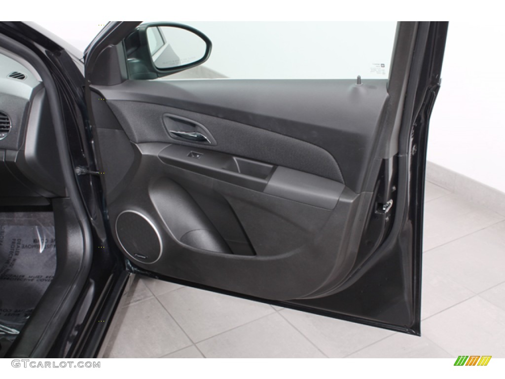 2011 Chevrolet Cruze LTZ Jet Black Leather Door Panel Photo #69293283