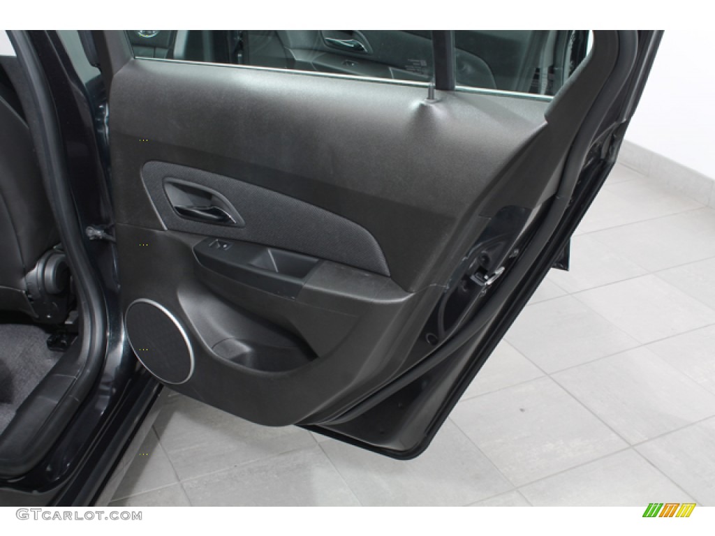 2011 Chevrolet Cruze LTZ Jet Black Leather Door Panel Photo #69293289