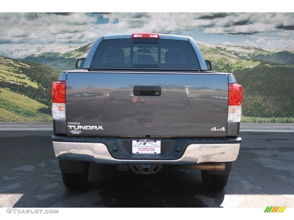 2010 Tundra Double Cab 4x4 - Slate Gray Metallic / Graphite Gray photo #8