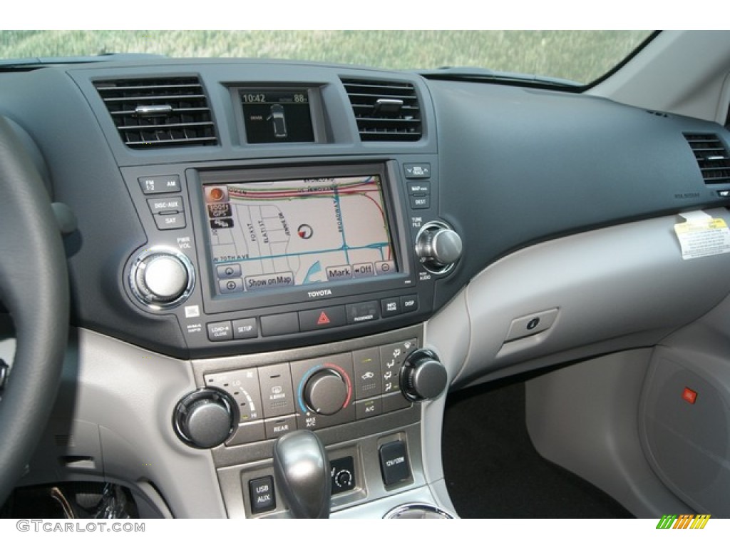 2012 Toyota Highlander SE 4WD Ash Dashboard Photo #69294801