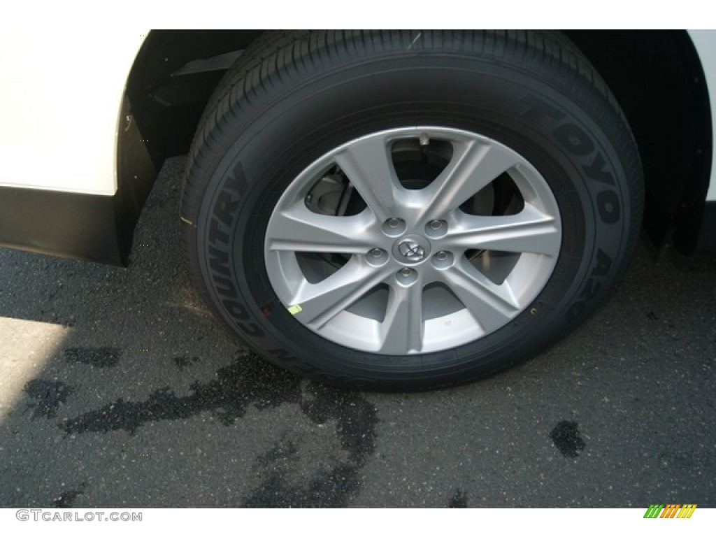 2012 Toyota Highlander SE 4WD Wheel Photo #69294825