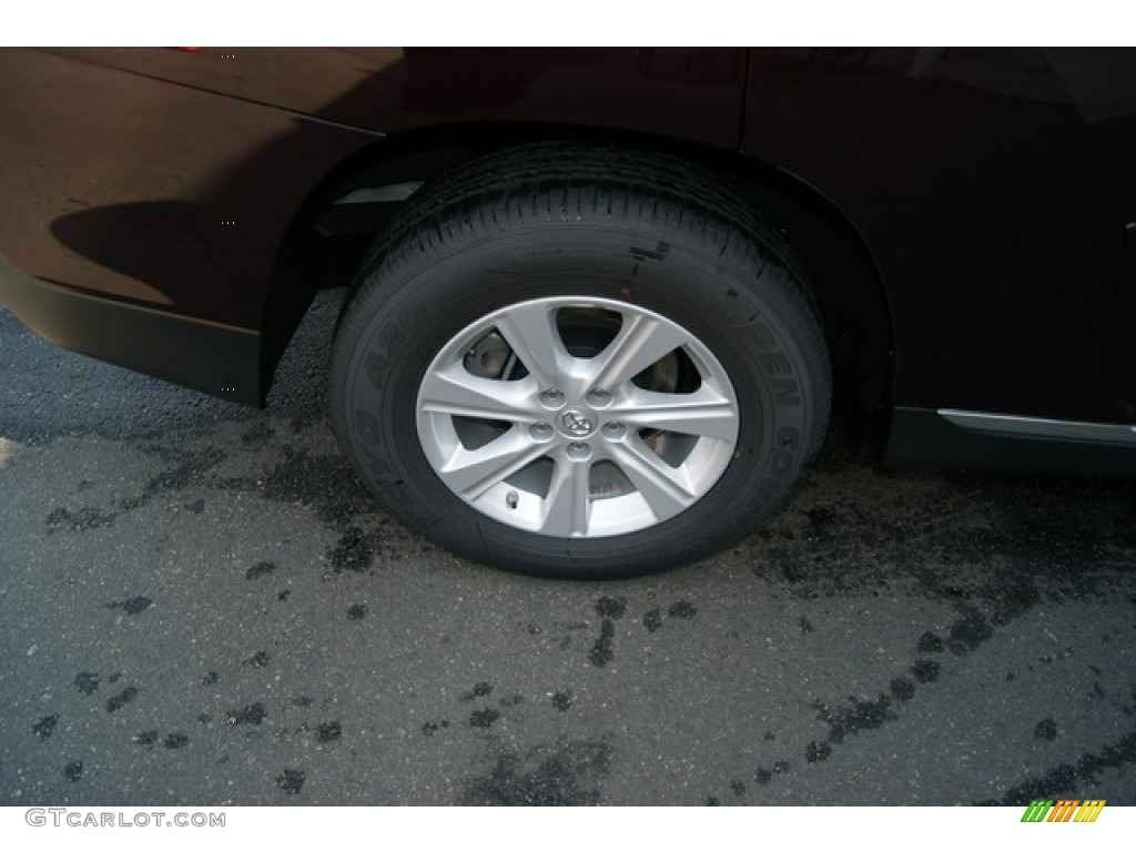 2012 Highlander SE 4WD - Sizzling Crimson Mica / Ash photo #10