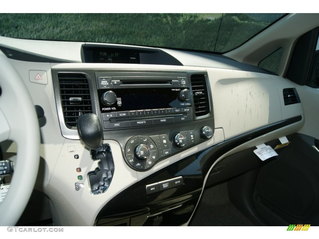 2012 Toyota Sienna LE AWD Bisque Dashboard Photo #69294990