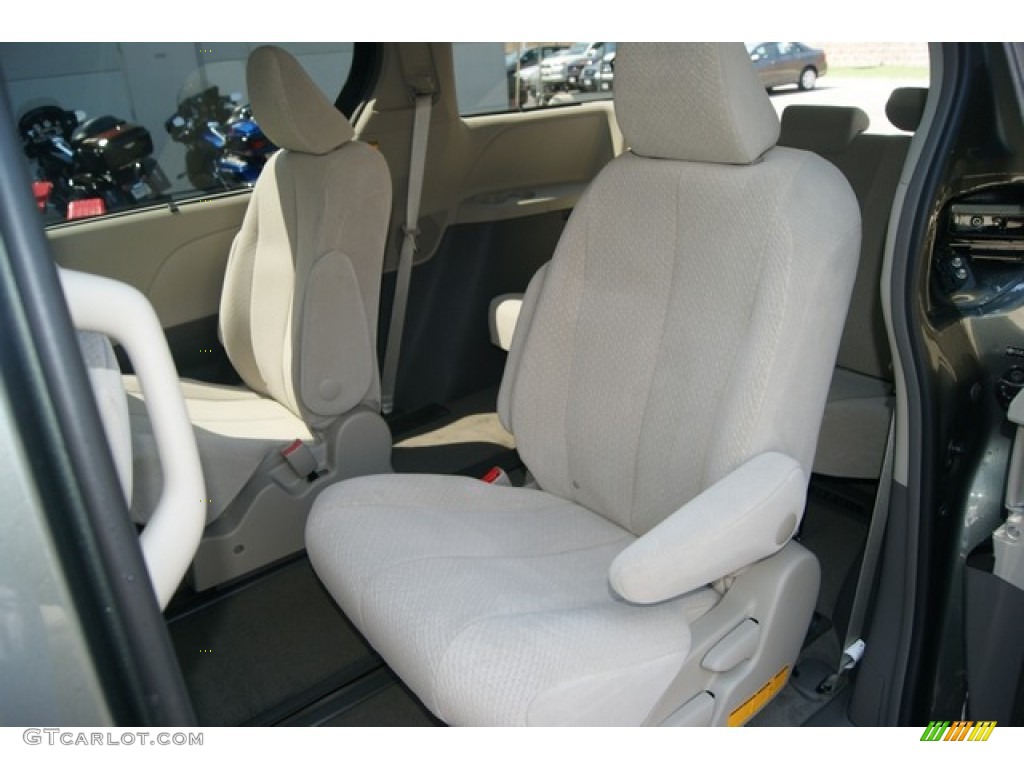 2012 Toyota Sienna LE AWD Rear Seat Photo #69294999