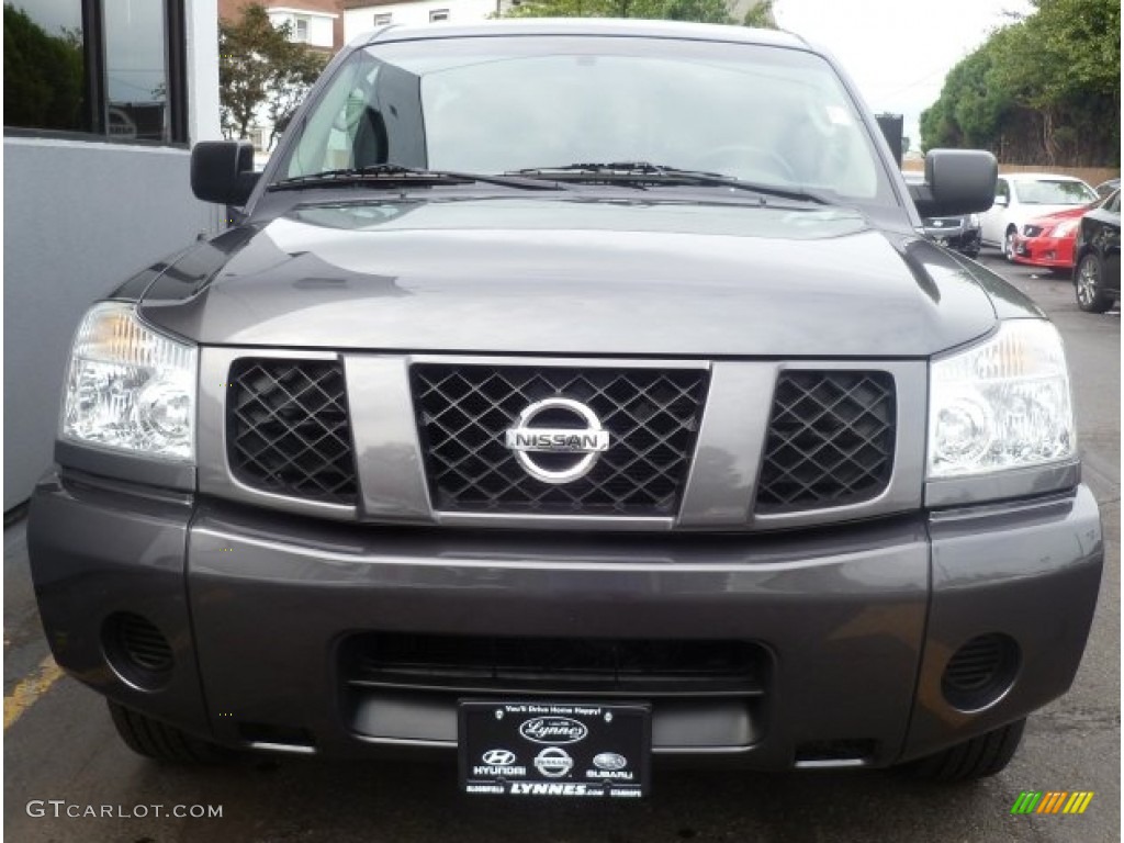 2005 Titan XE King Cab 4x4 - Smoke Gray / Graphite/Titanium photo #1