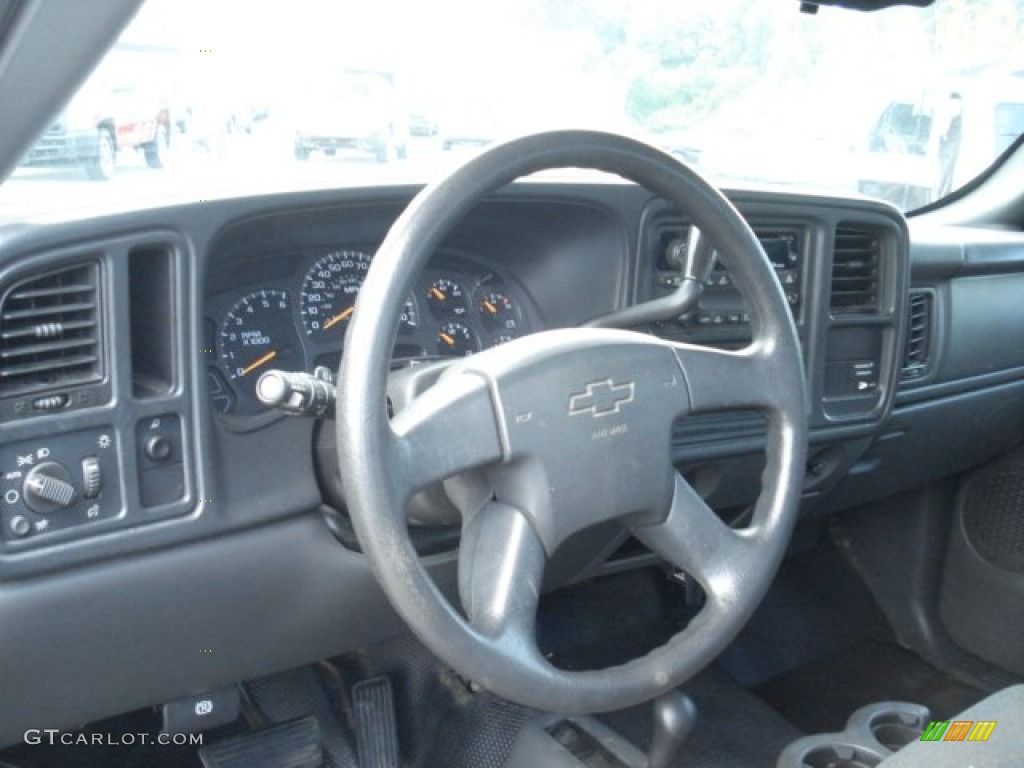 2003 Silverado 1500 Regular Cab 4x4 - Dark Gray Metallic / Dark Charcoal photo #8