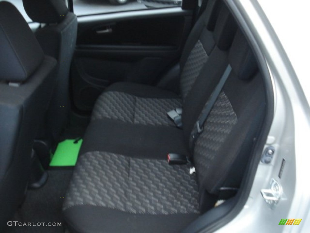 2007 SX4 Convenience AWD - Silky Silver Metallic / Black photo #13