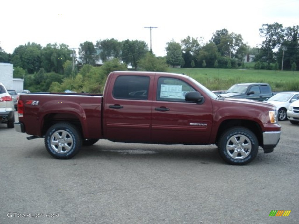 Sonoma Red Metallic 2013 GMC Sierra 1500 SLE Crew Cab 4x4 Exterior Photo #69297843