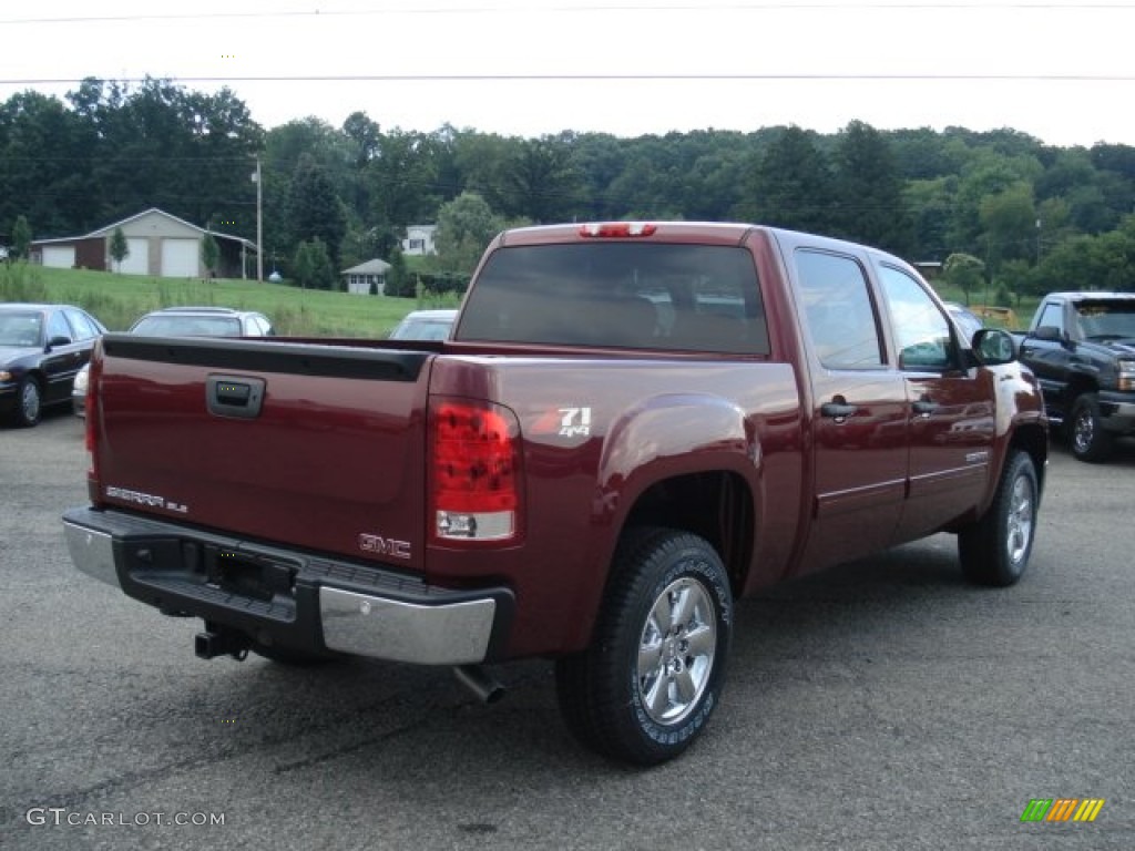 2013 Sierra 1500 SLE Crew Cab 4x4 - Sonoma Red Metallic / Ebony photo #6