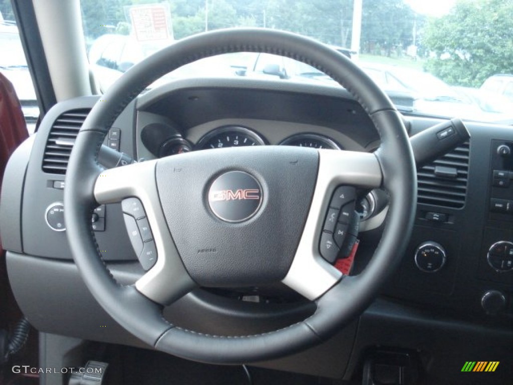 2013 Sierra 1500 SLE Crew Cab 4x4 - Sonoma Red Metallic / Ebony photo #18