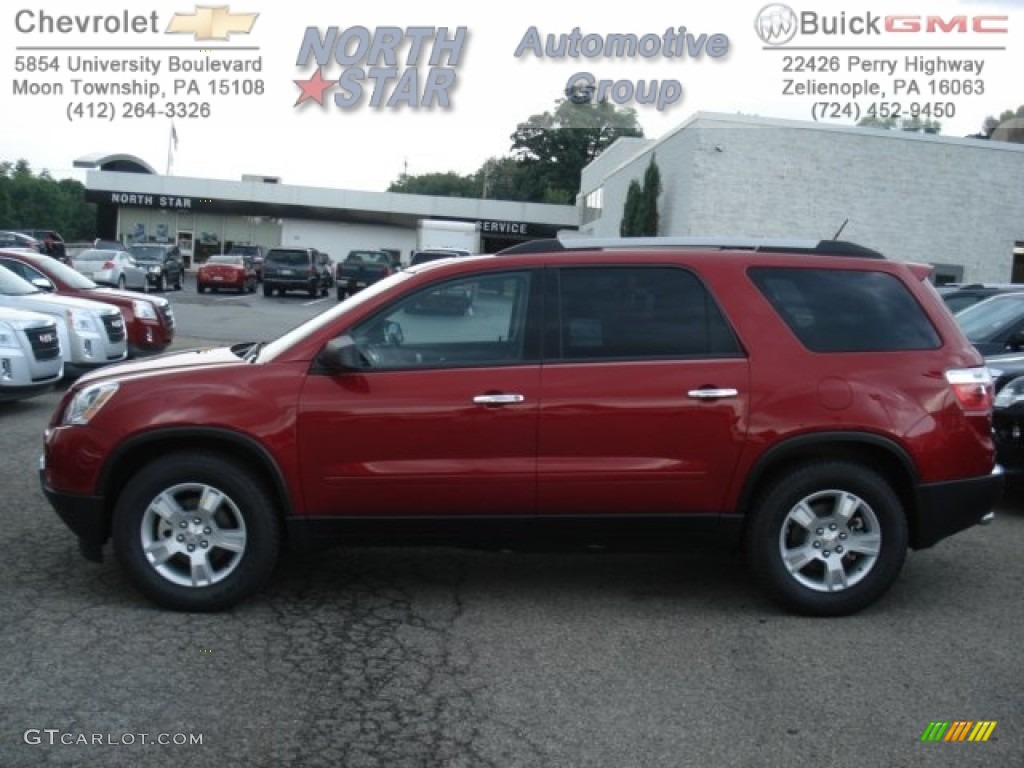 2012 Acadia SLE AWD - Crystal Red Tintcoat / Ebony photo #1