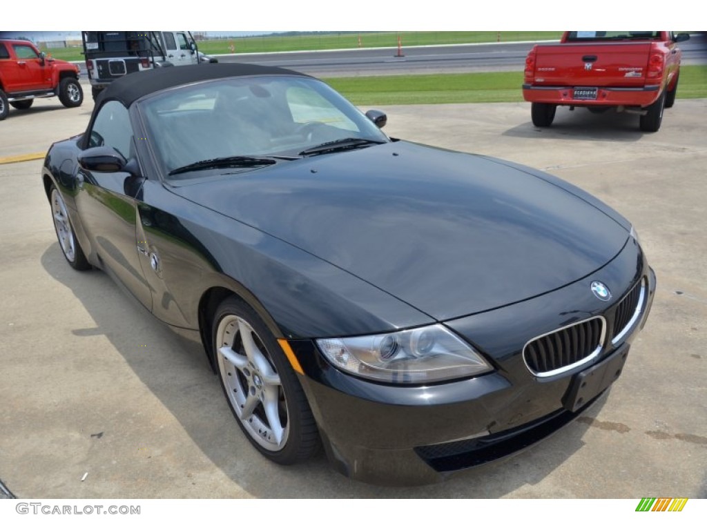 Jet Black 2008 BMW Z4 3.0si Roadster Exterior Photo #69298749