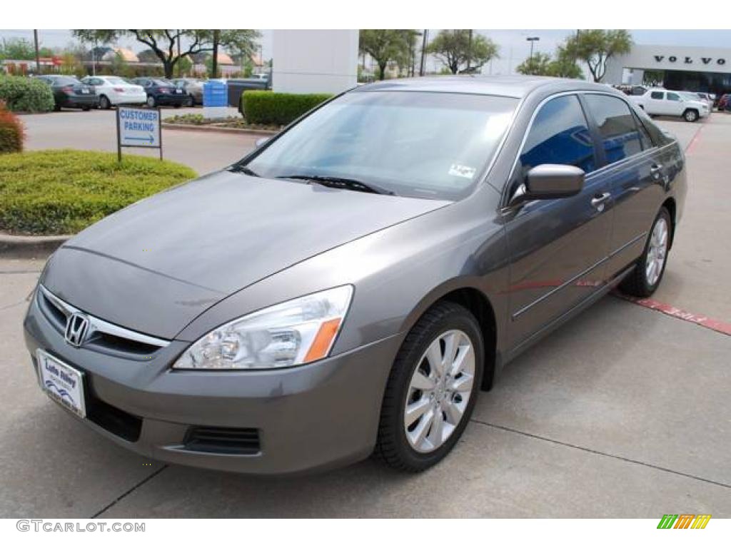 2006 Accord EX-L V6 Sedan - Carbon Bronze Pearl / Black photo #3