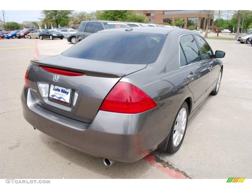 2006 Accord EX-L V6 Sedan - Carbon Bronze Pearl / Black photo #7