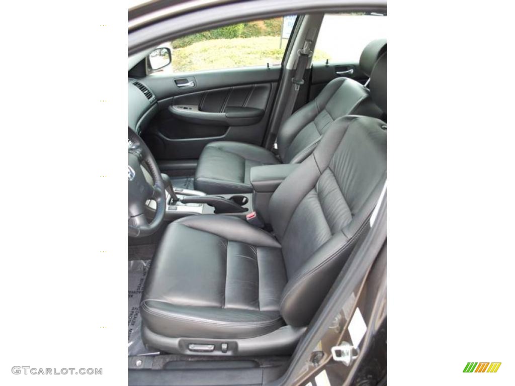 2006 Accord EX-L V6 Sedan - Carbon Bronze Pearl / Black photo #14