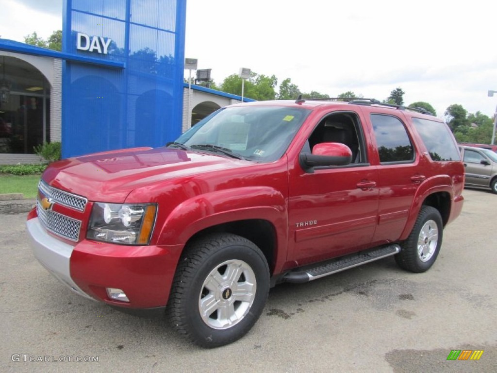 2012 Tahoe LT 4x4 - Crystal Red Tintcoat / Light Titanium/Dark Titanium photo #1