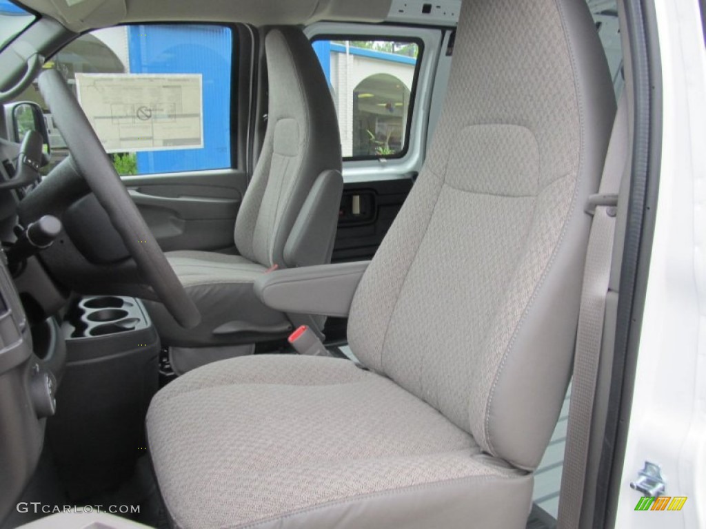 2013 Express 3500 Cargo Van - Summit White / Medium Pewter photo #8