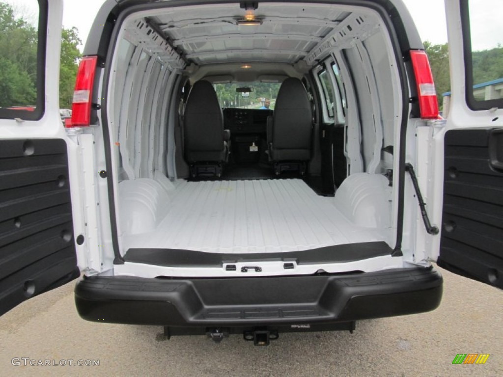 2013 Express 3500 Cargo Van - Summit White / Medium Pewter photo #9
