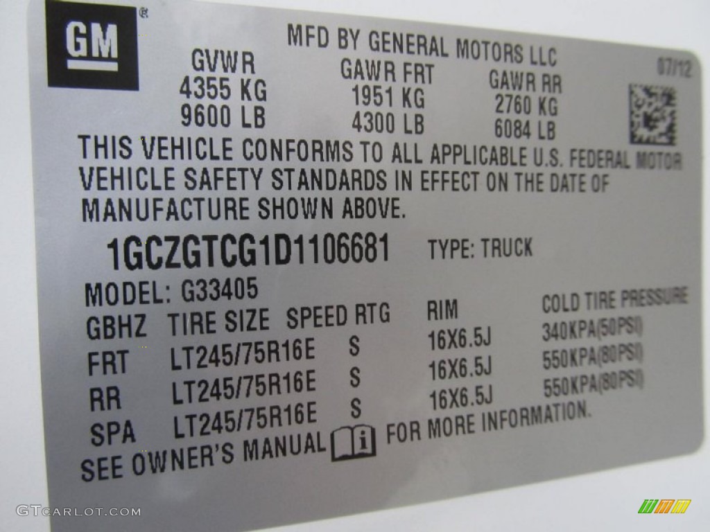 2013 Express 3500 Cargo Van - Summit White / Medium Pewter photo #14