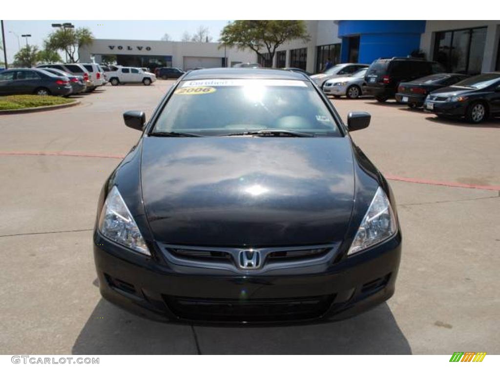 2006 Accord EX Coupe - Nighthawk Black Pearl / Black photo #2