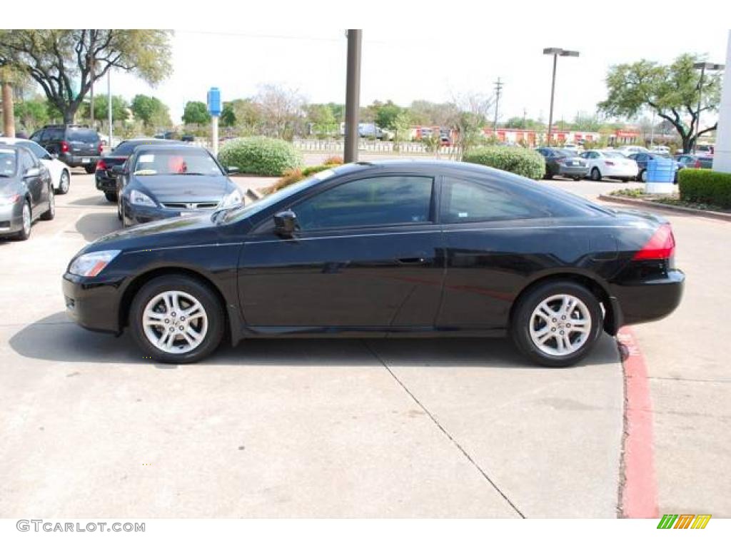 2006 Accord EX Coupe - Nighthawk Black Pearl / Black photo #4