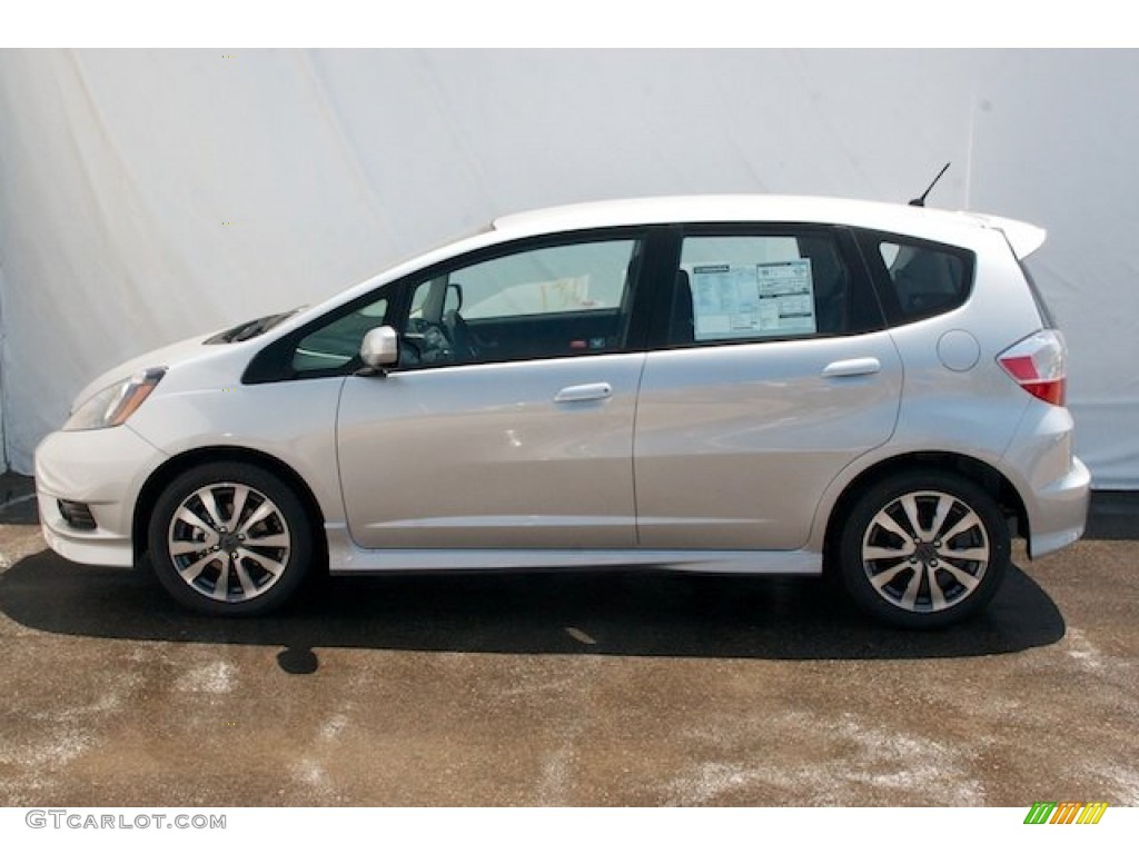 Alabaster Silver Metallic 2013 Honda Fit Sport Exterior Photo #69301904