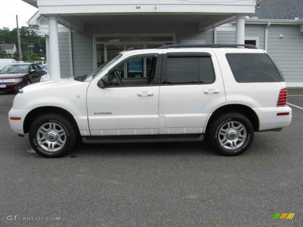 Oxford White 2002 Mercury Mountaineer AWD Exterior Photo #69302333